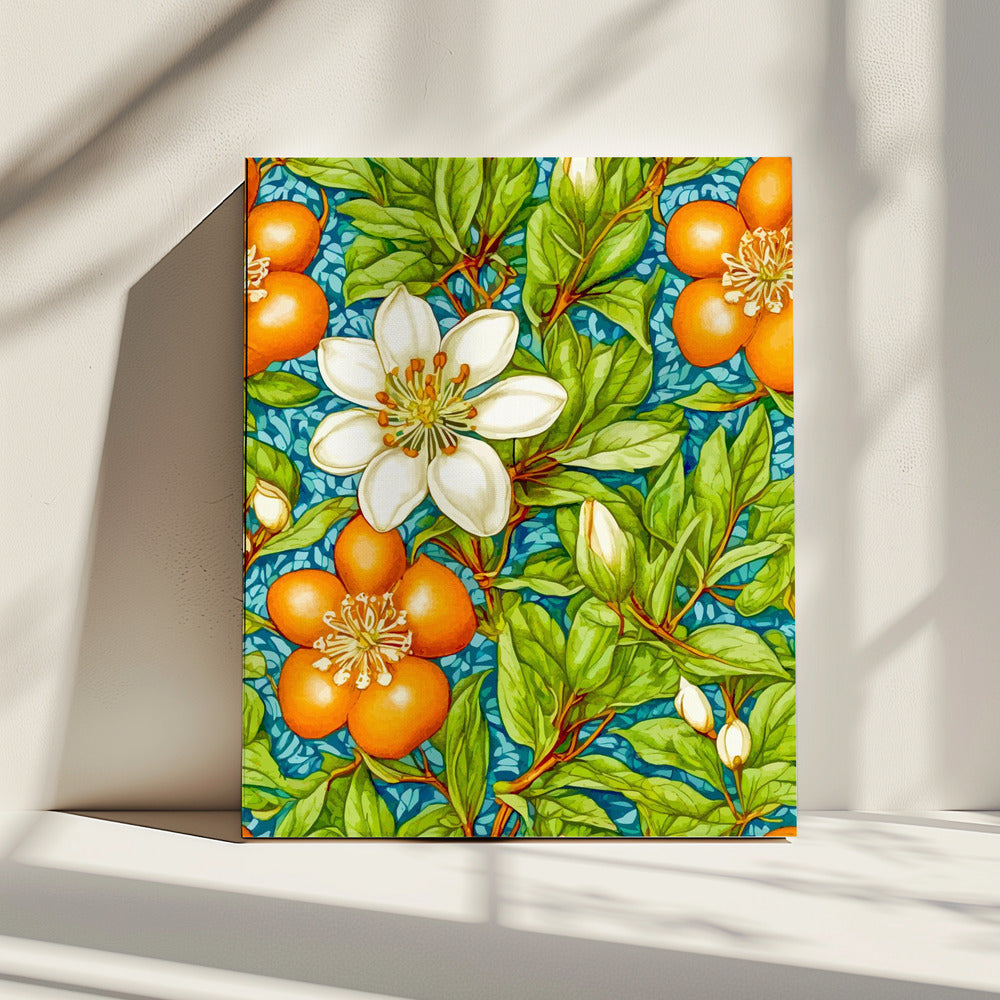 Orangenblüte Naturpflanze | Leinwand