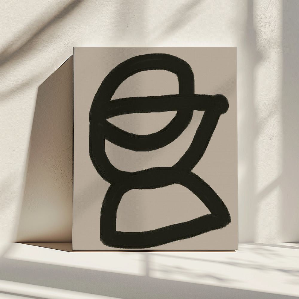 Bold Abstract Form | Canvas