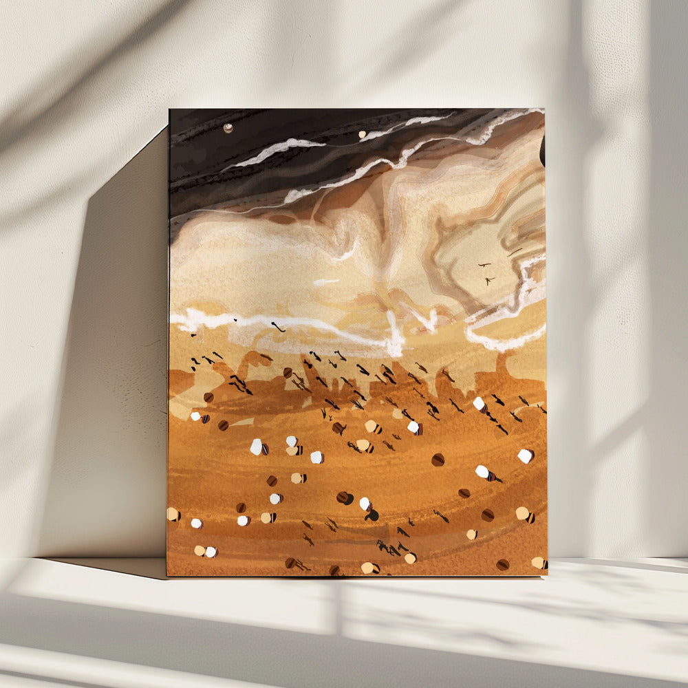 Kaffeestrand | Leinwand