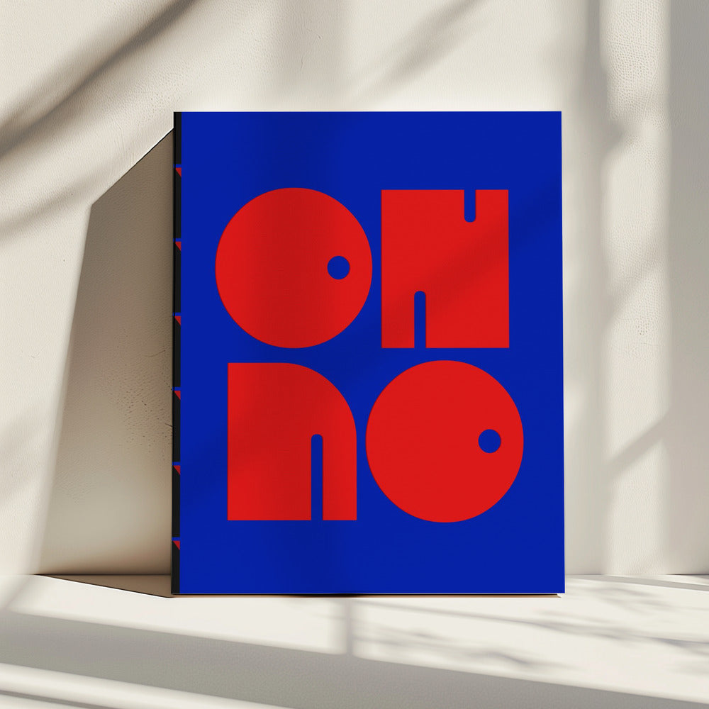 Bold Letters, Blue Background | Canvas