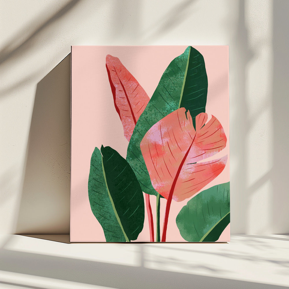 Blush Tropical | Leinwand