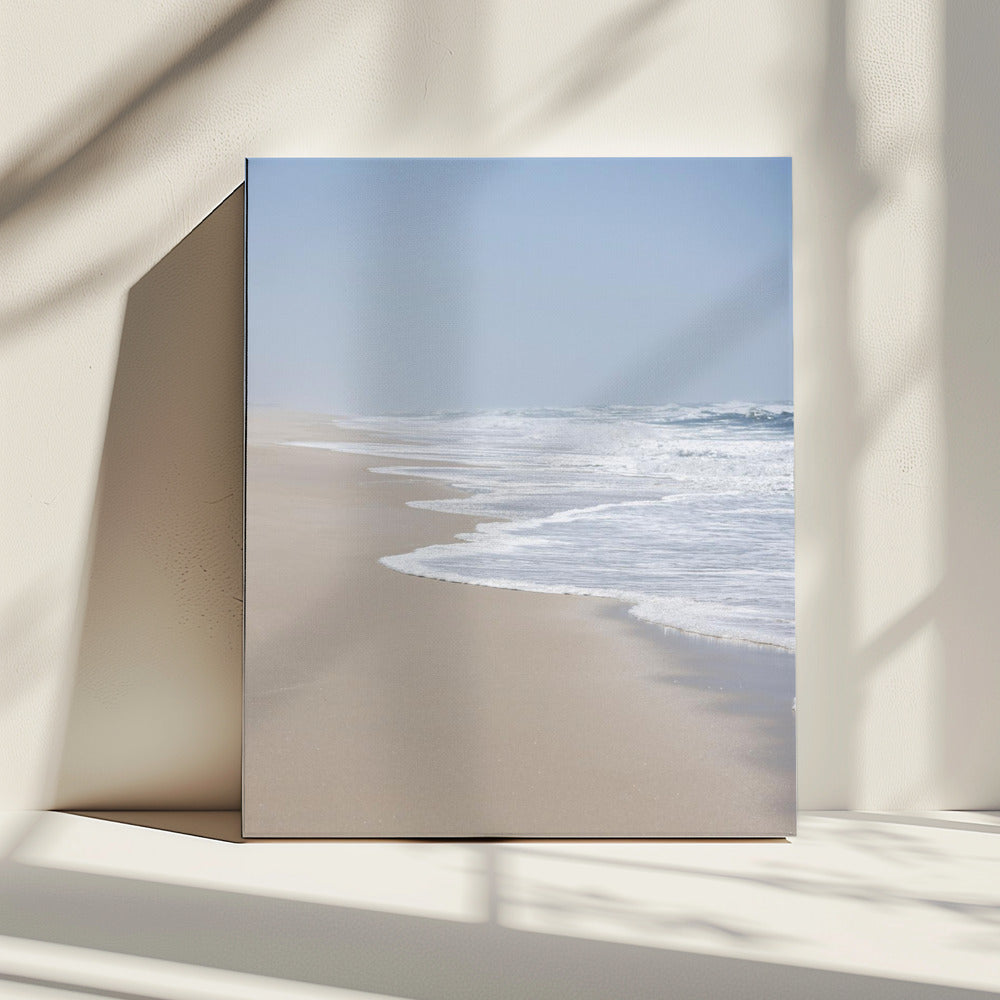 Blau und Sand 1 | Leinwand