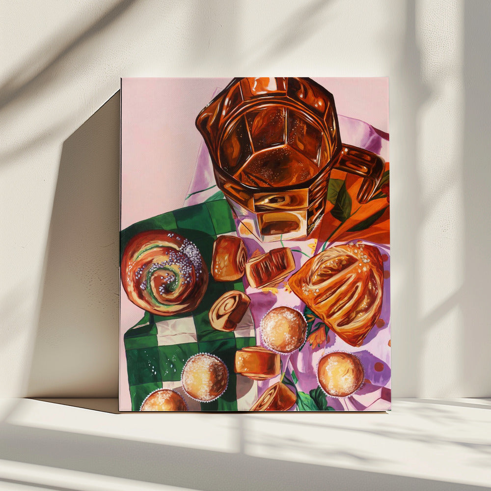 Amber and Green | Canvas