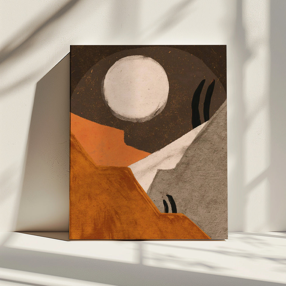 Mondlandschaft | Leinwand