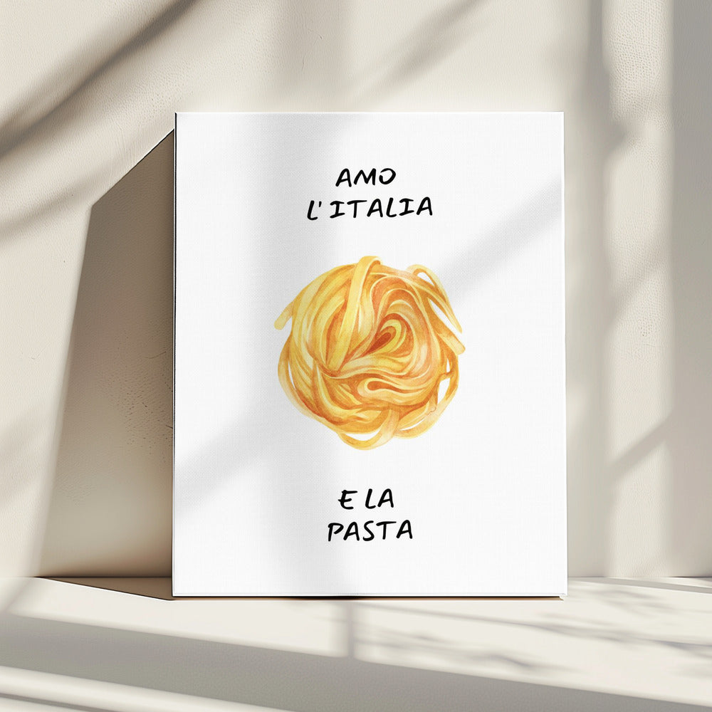 Amo l´italia | Leinwand
