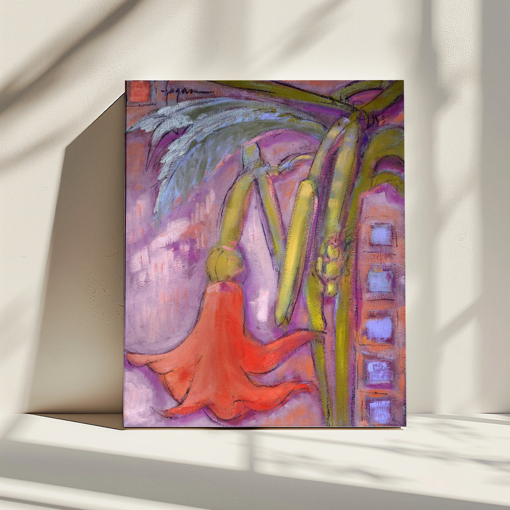 Surrealer blühender Moment | Leinwand