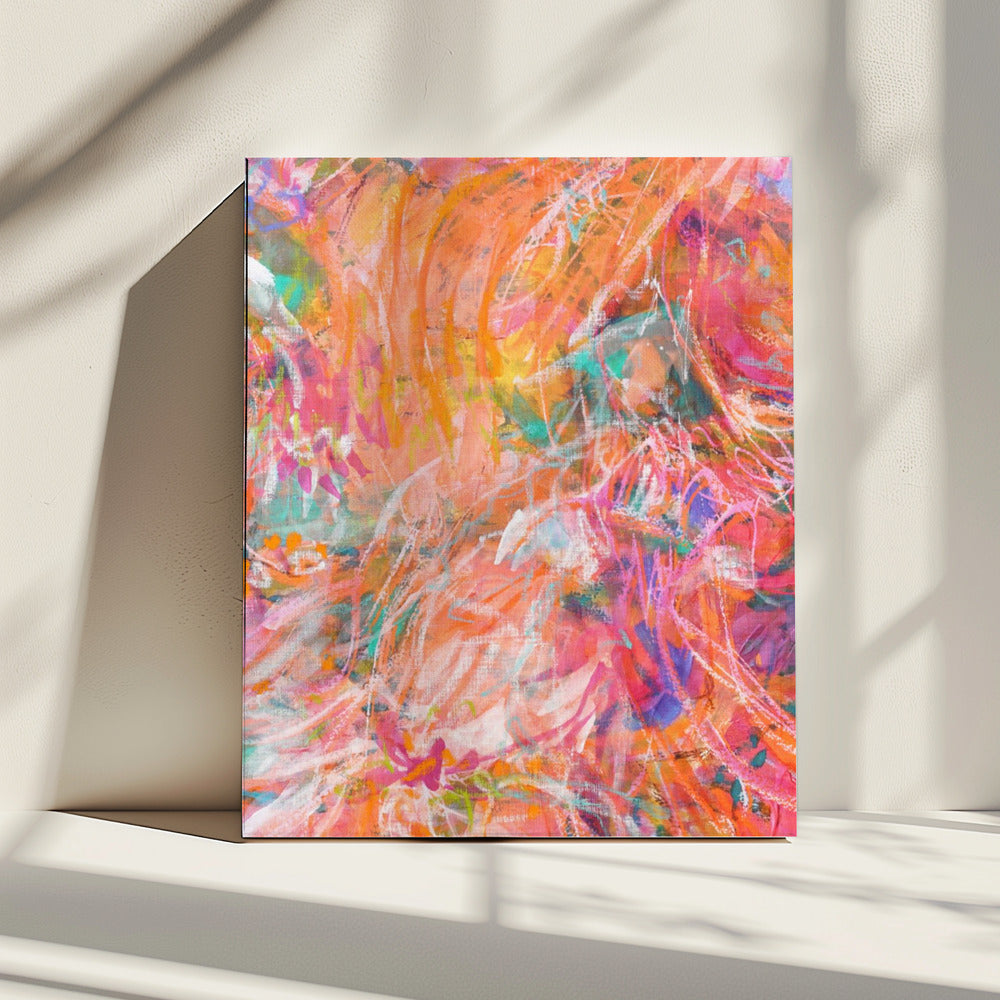 Abstrakte Farbpalette | Leinwand