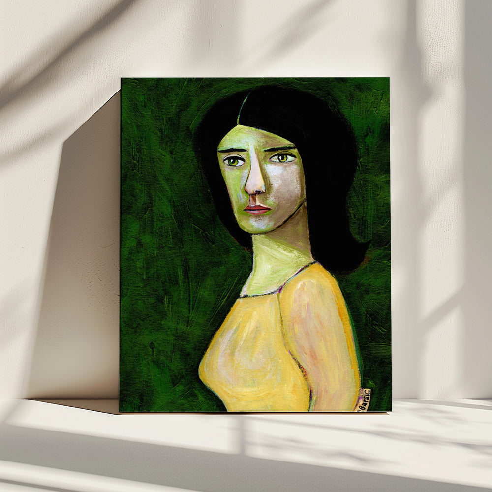 60er Jahre Frau | Leinwand