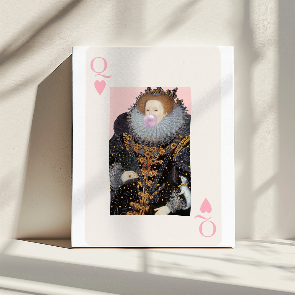 Queenelizabethhearts Iso | Leinwand