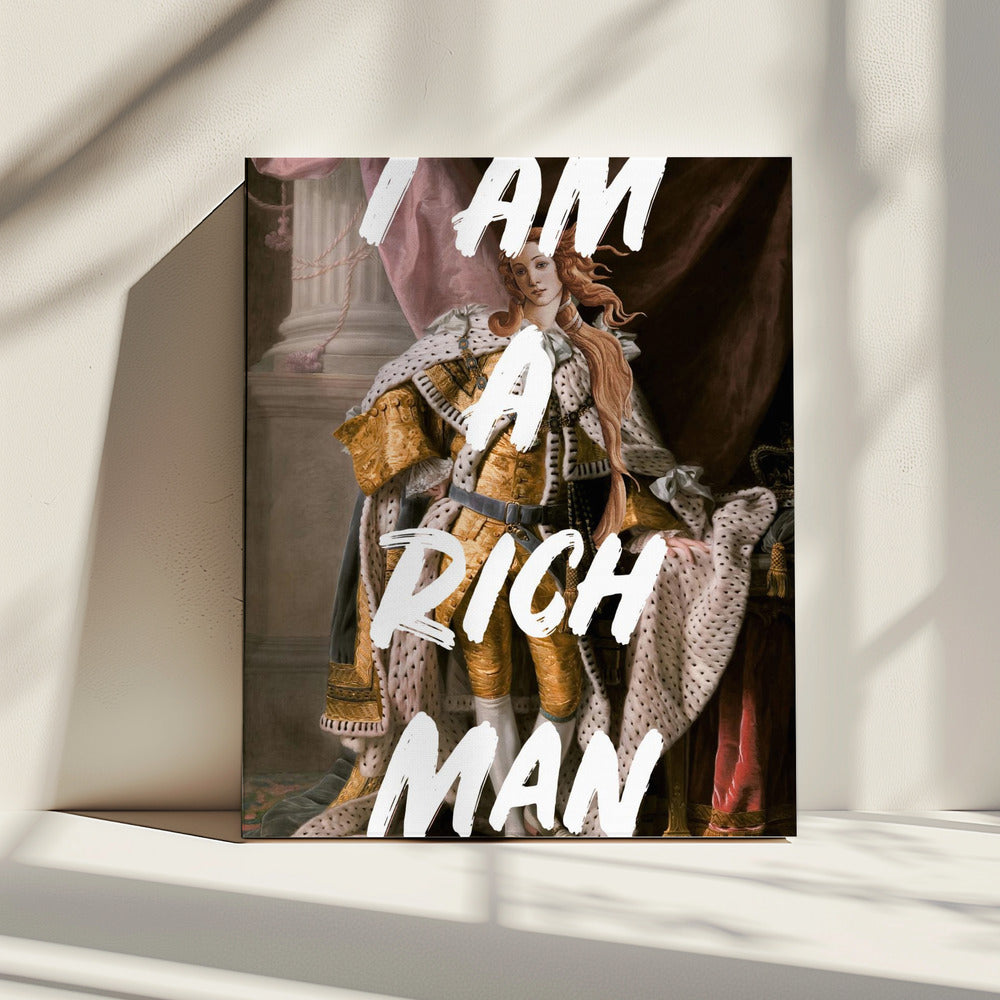 Richmanwhitetext Ratioiso | Leinwand