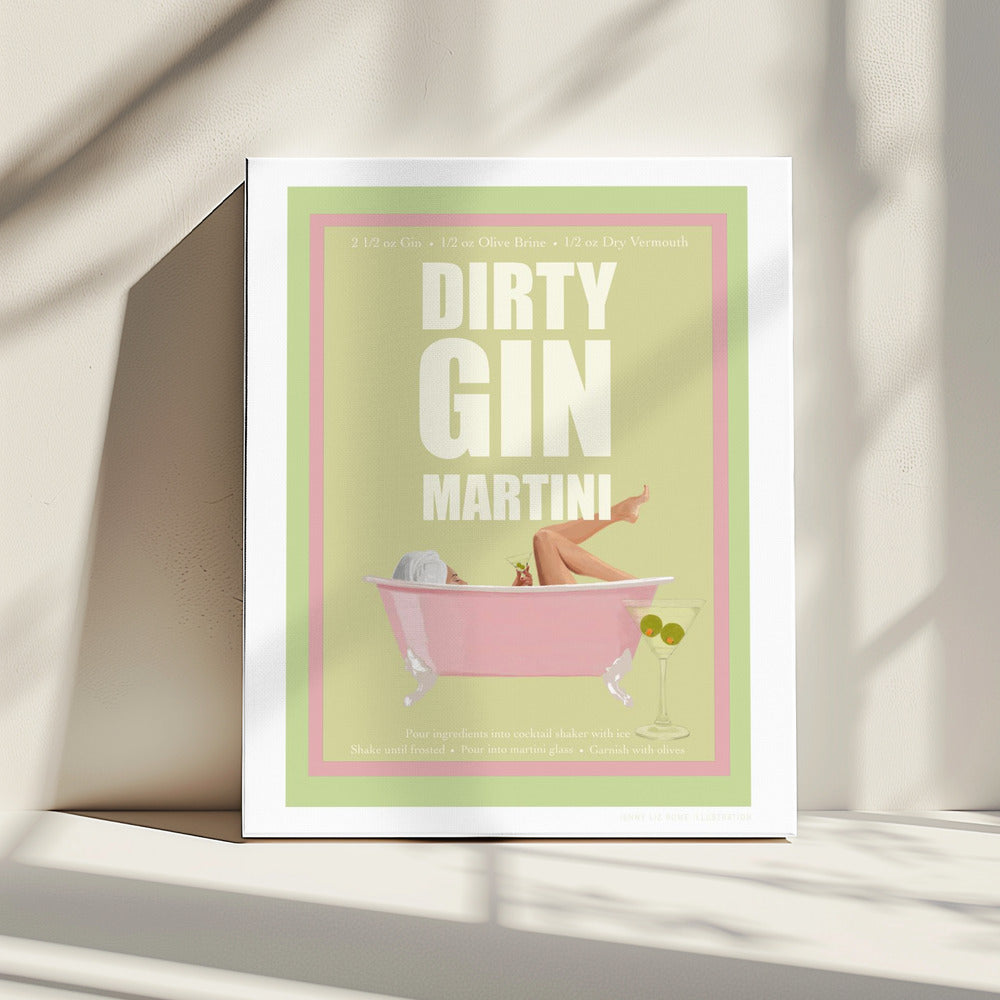 Jlr Cocktails - Dirty Gin Martini | Leinwand