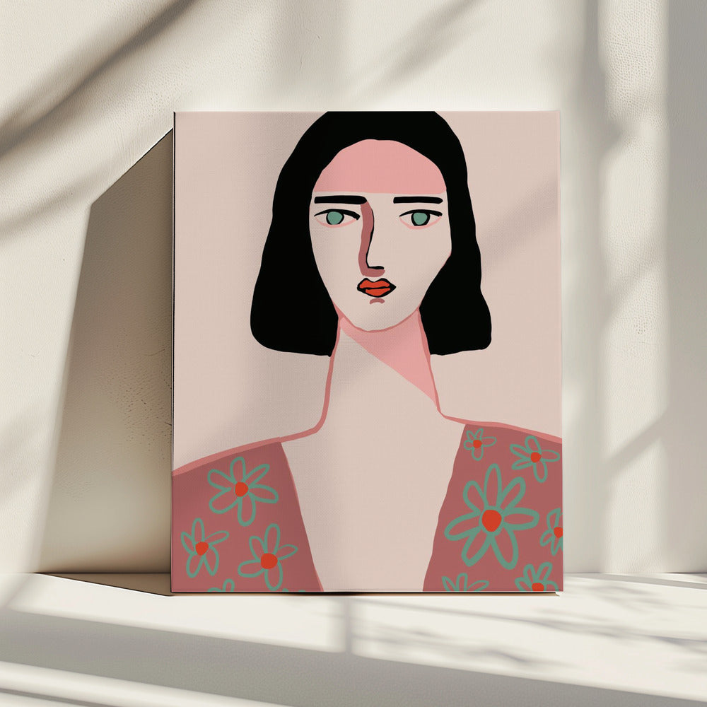 Edle Dame | Leinwand