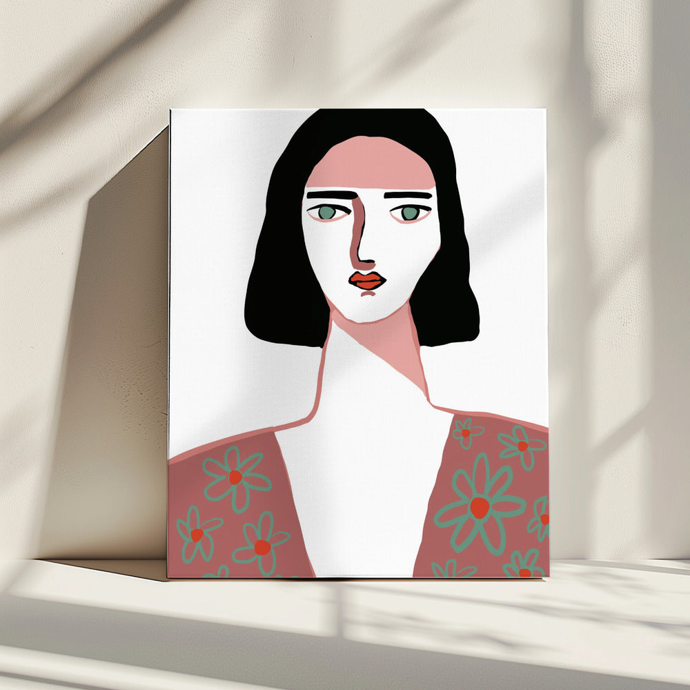 Edle Dame | Leinwand