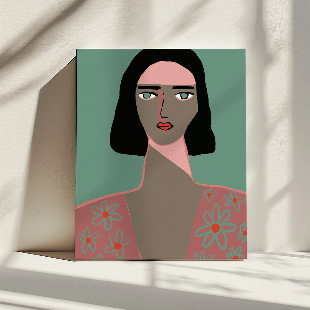 Edle Dame | Leinwand