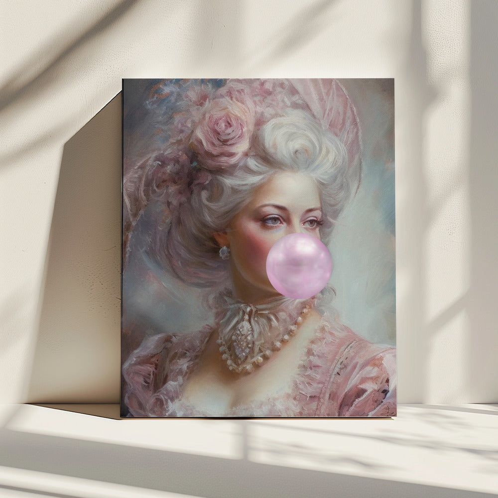 Pastell Marie Antoinette Kaugummi | Leinwand