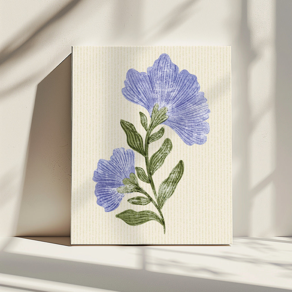 Vintage Blume | Leinwand