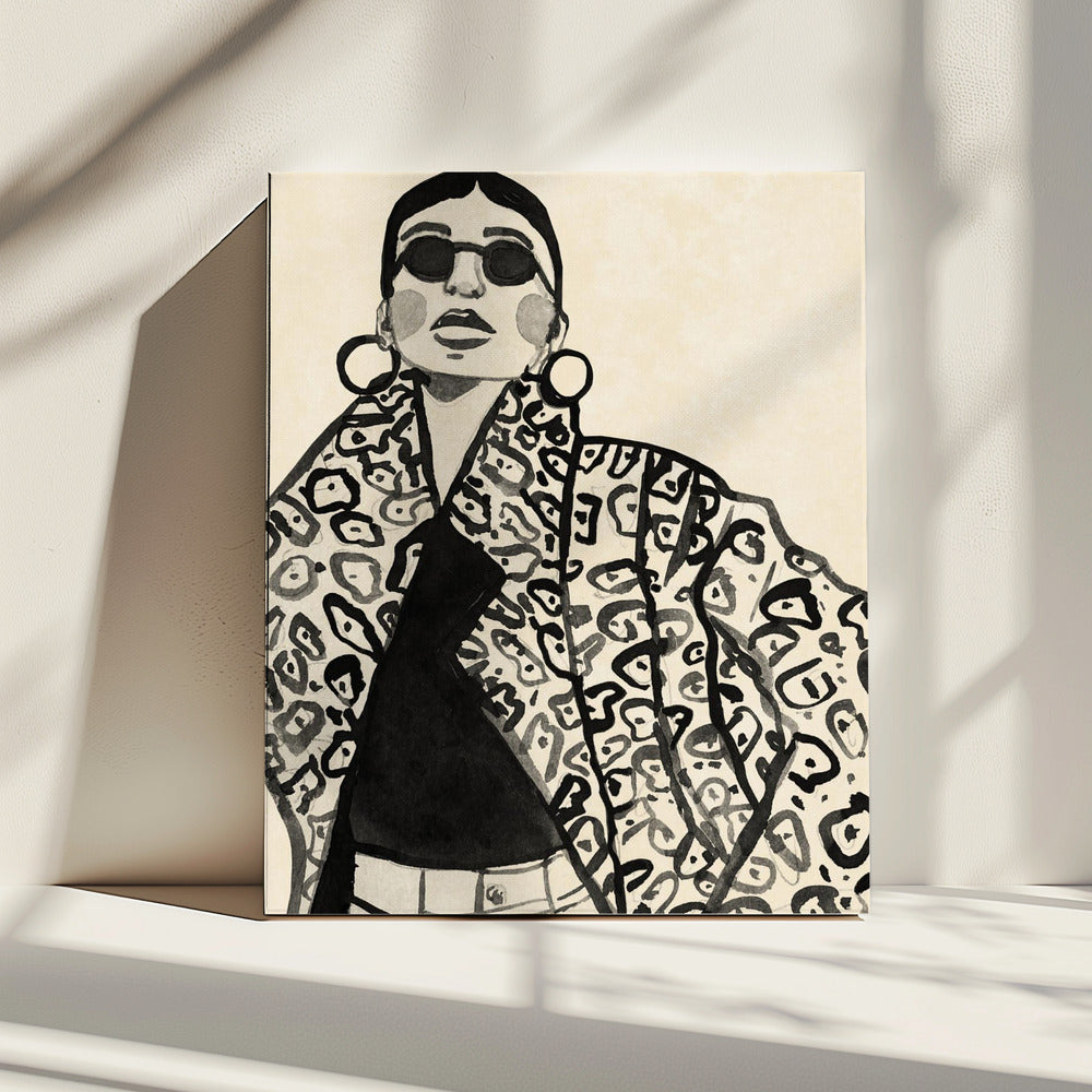 Bleib cool | Leinwand