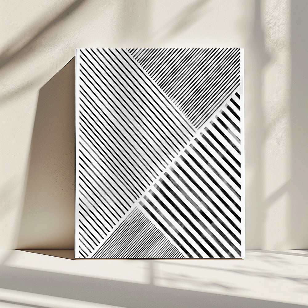 Diagonale Muster | Leinwand