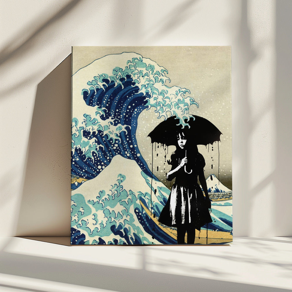 Unter der Welle | Leinwand