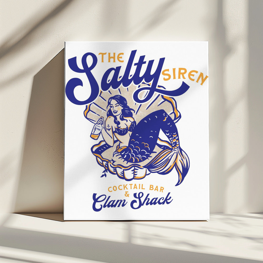 Salty Siren Cocktail Bar & Clam Shack Meerjungfrau | Leinwand