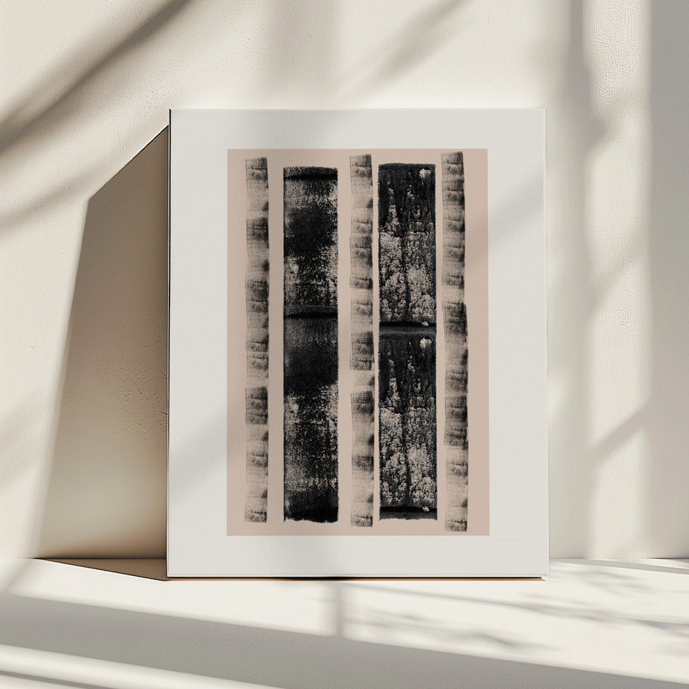 Monochrome Linien | Leinwand