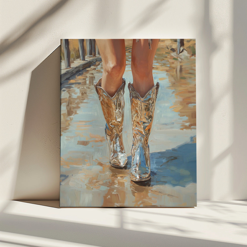 Silver Cowgirl | Canvas
