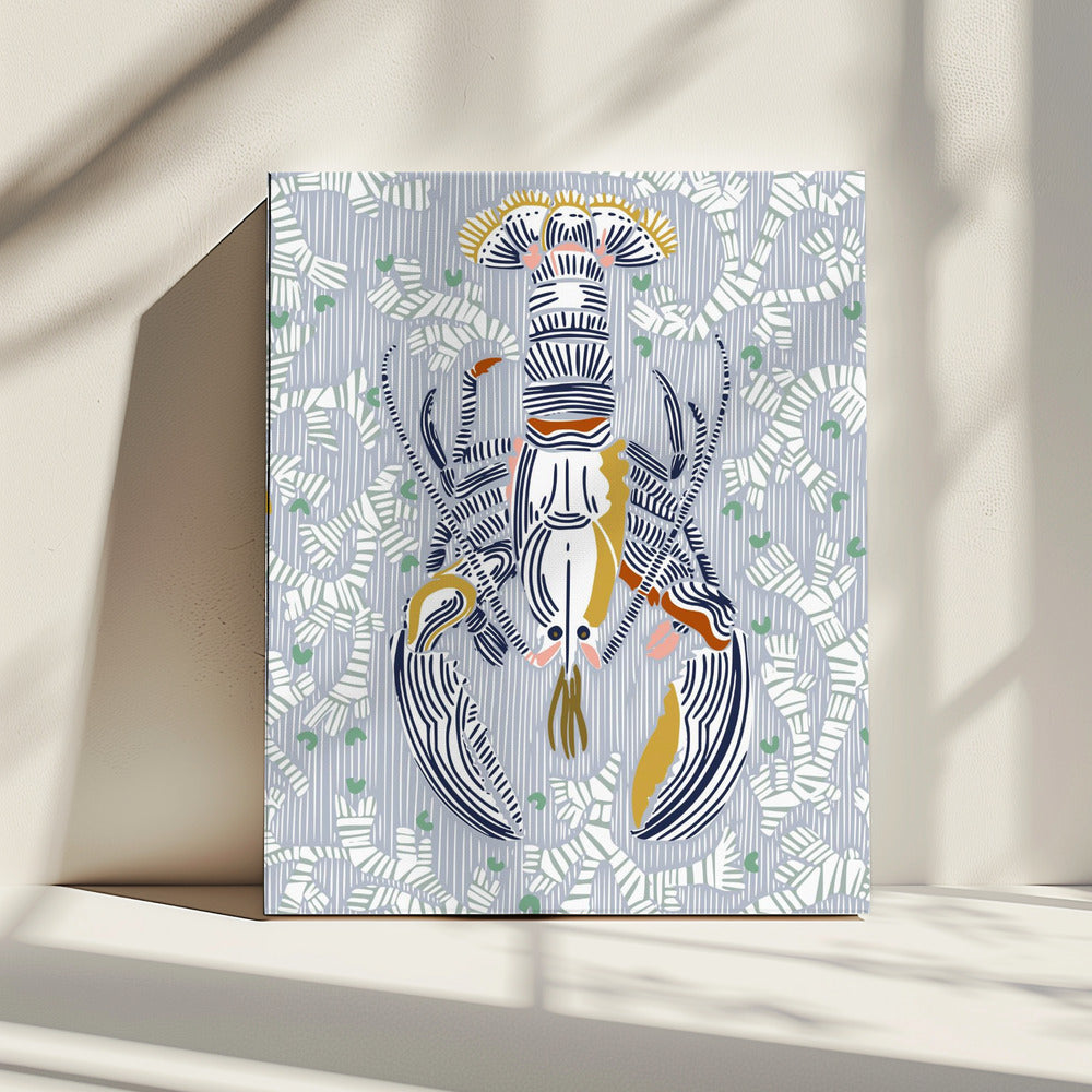 Crustacean Core grau | Leinwand