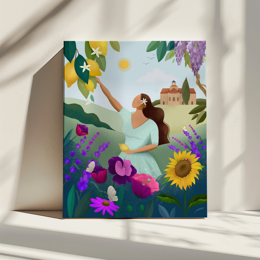 Sommer in der Provence | Leinwand