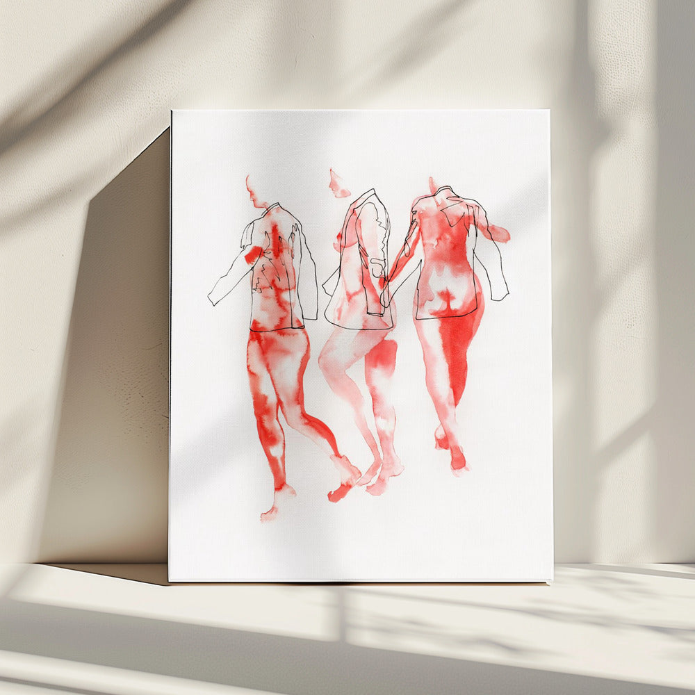 Figurenstudie (Probier mich an) | Leinwand