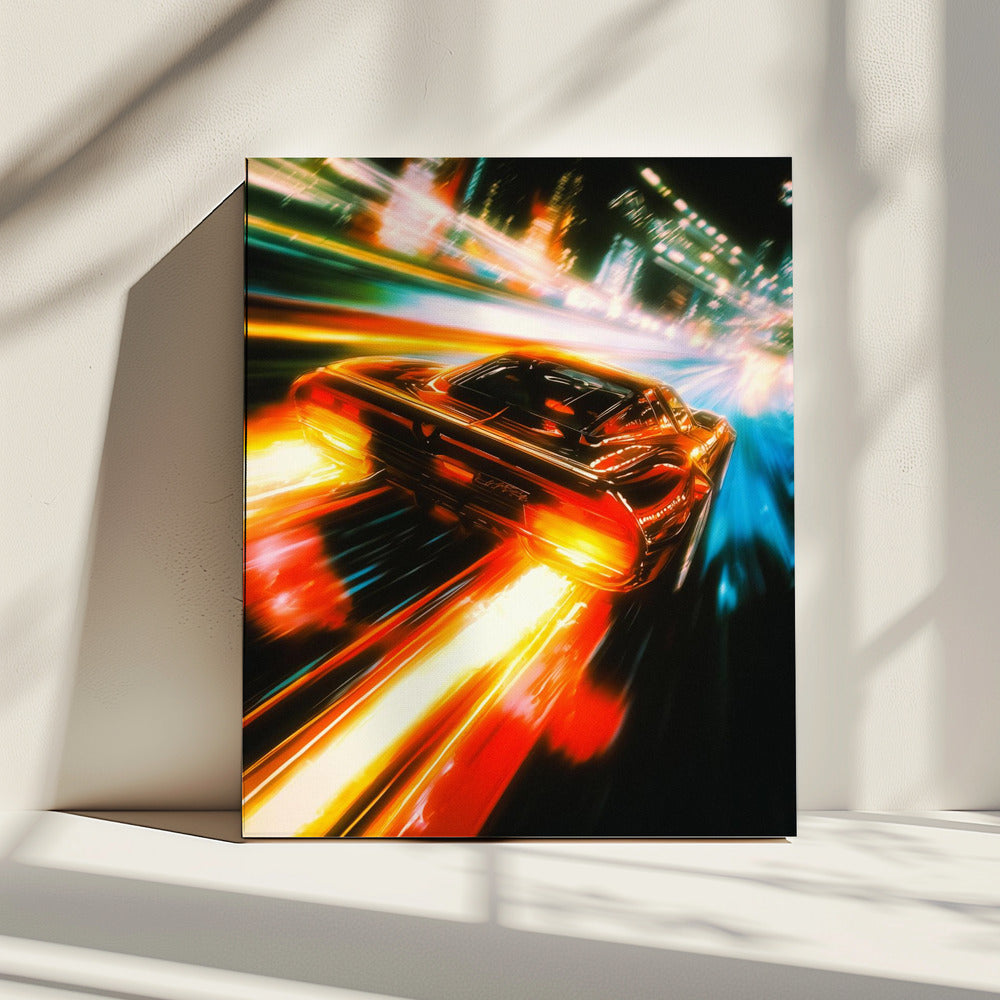 Straßenrennfahrer | Leinwand