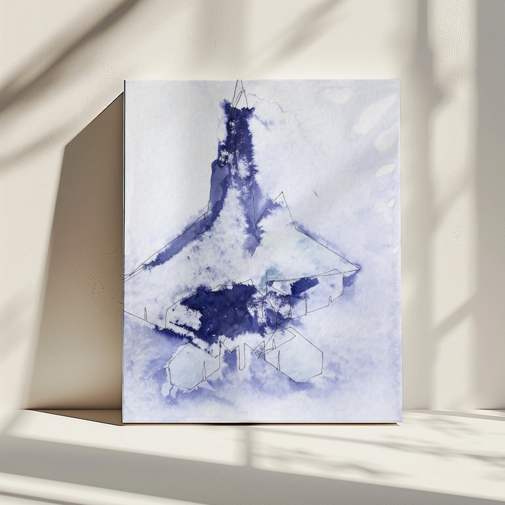 Kampjet-Studie (Indigo 3) | Leinwand