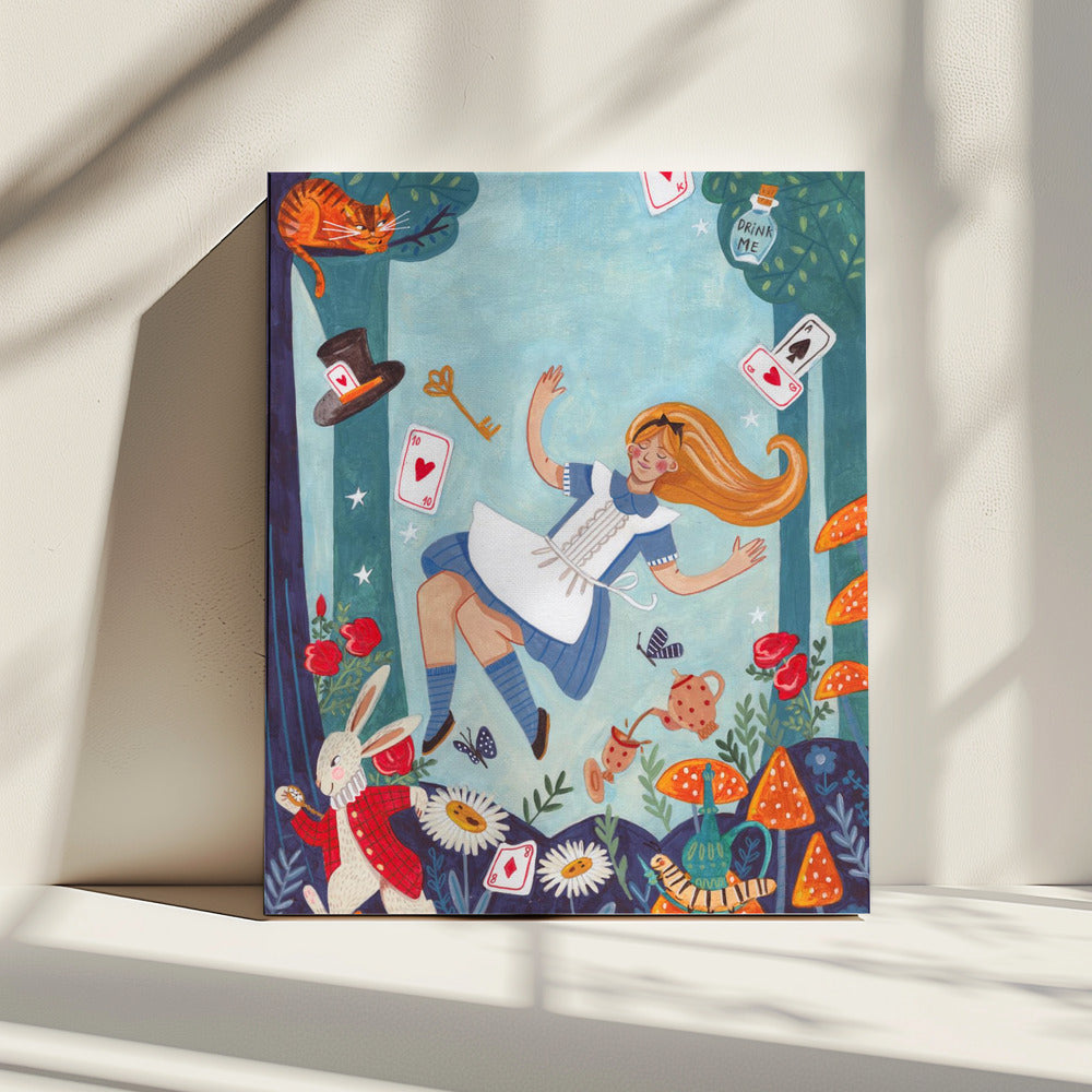 Alice im Wunderland | Leinwand