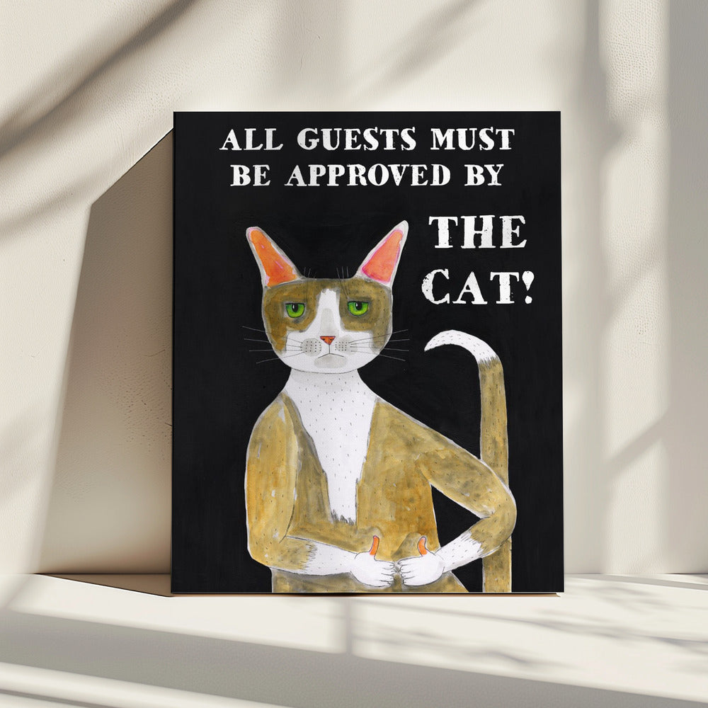 Von der Katze genehmigt | Leinwand