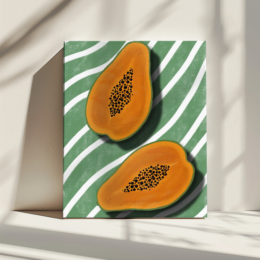 Papayas | Leinwand