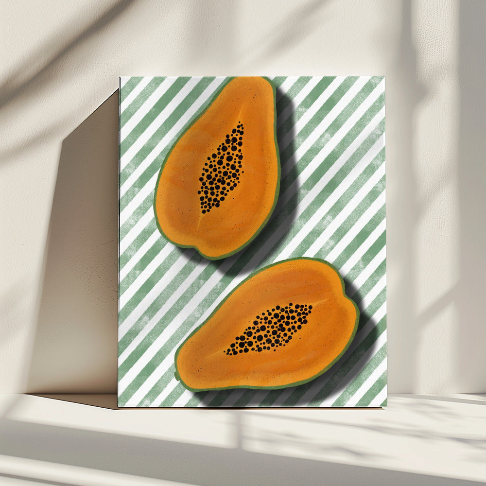 Papayas | Leinwand