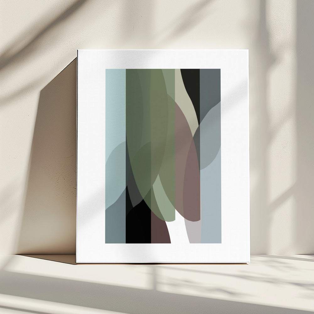 Abstrakte Formen Kunstdruck Nr. 4 | Leinwand