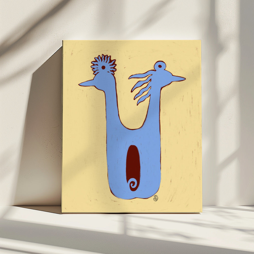 Vogelpaar | Leinwand