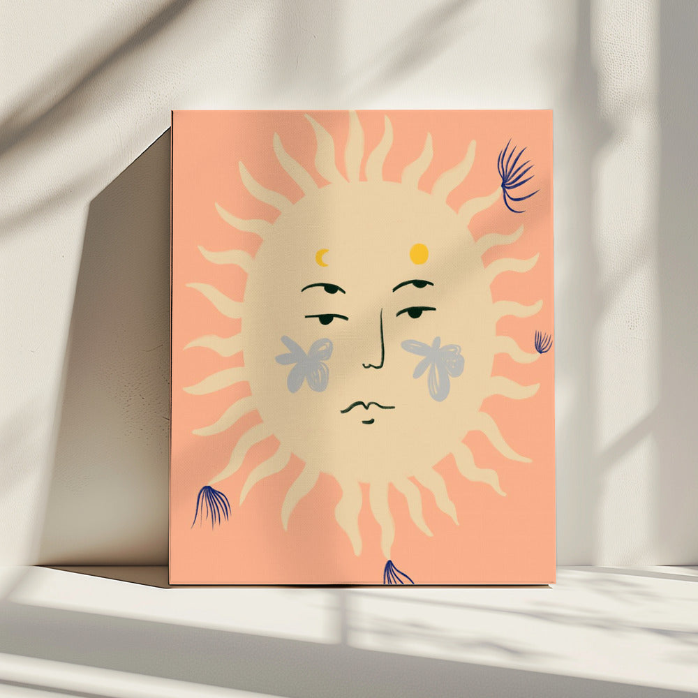 Serene Sunburst | Canvas