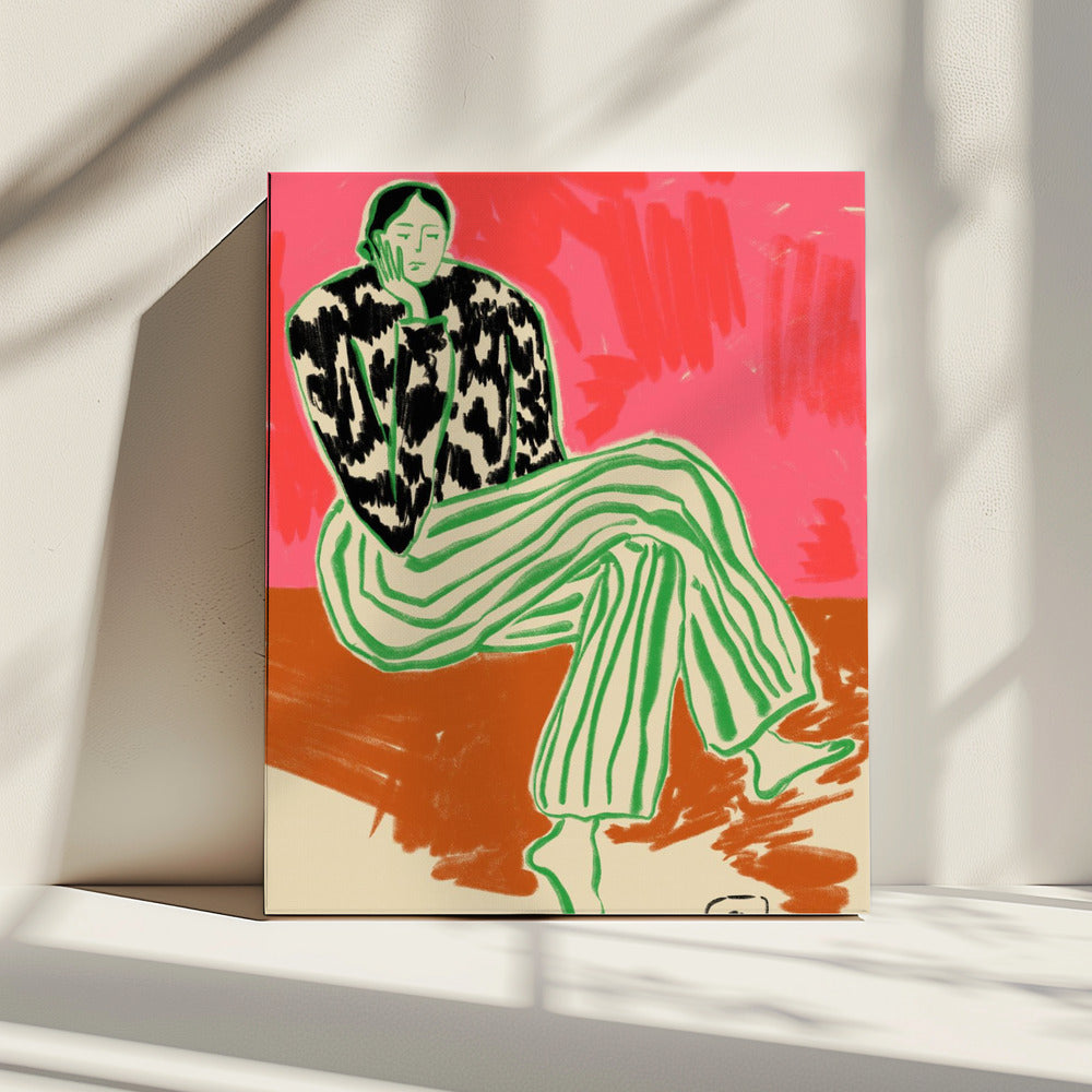 Calm Woman Portrait | Canvas