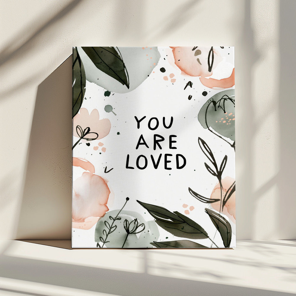 Florale Affirmation | Leinwand