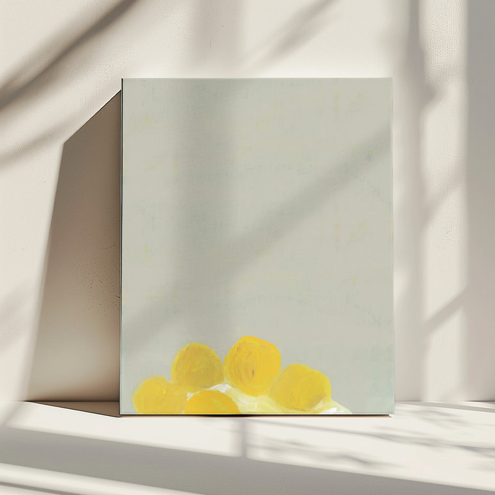 Limoni sul piatto No 2 | Canvas