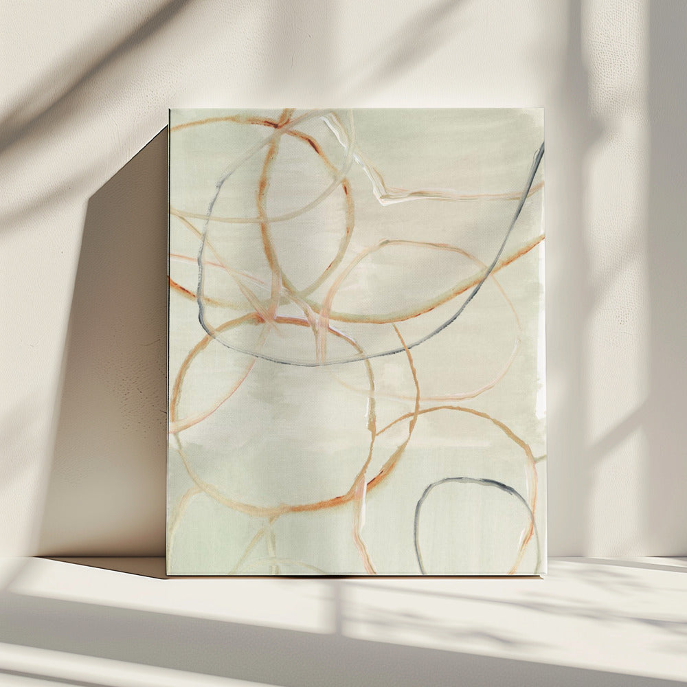 Muted Abstract Lines 2 | Canvas