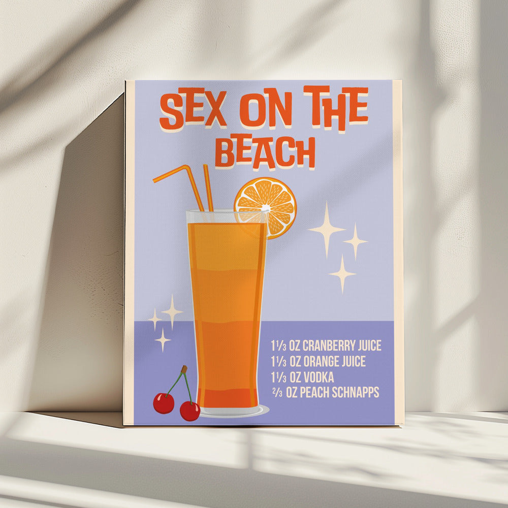 Sex am Strand | Leinwand
