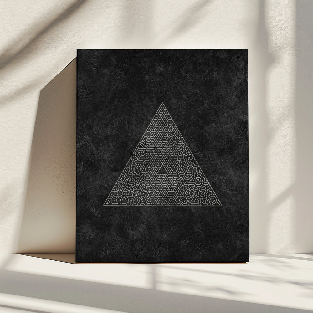 Flucht aus dem Pyramidenlabyrinth | Leinwand