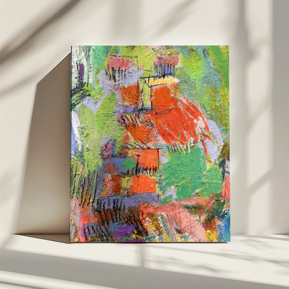 Verzauberte Farblandschaft | Leinwand