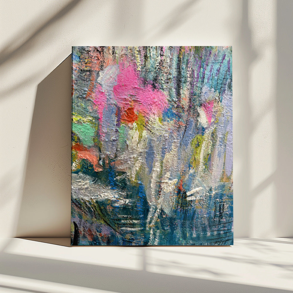 Expressionistisches farbenfrohes Abstraktes | Leinwand