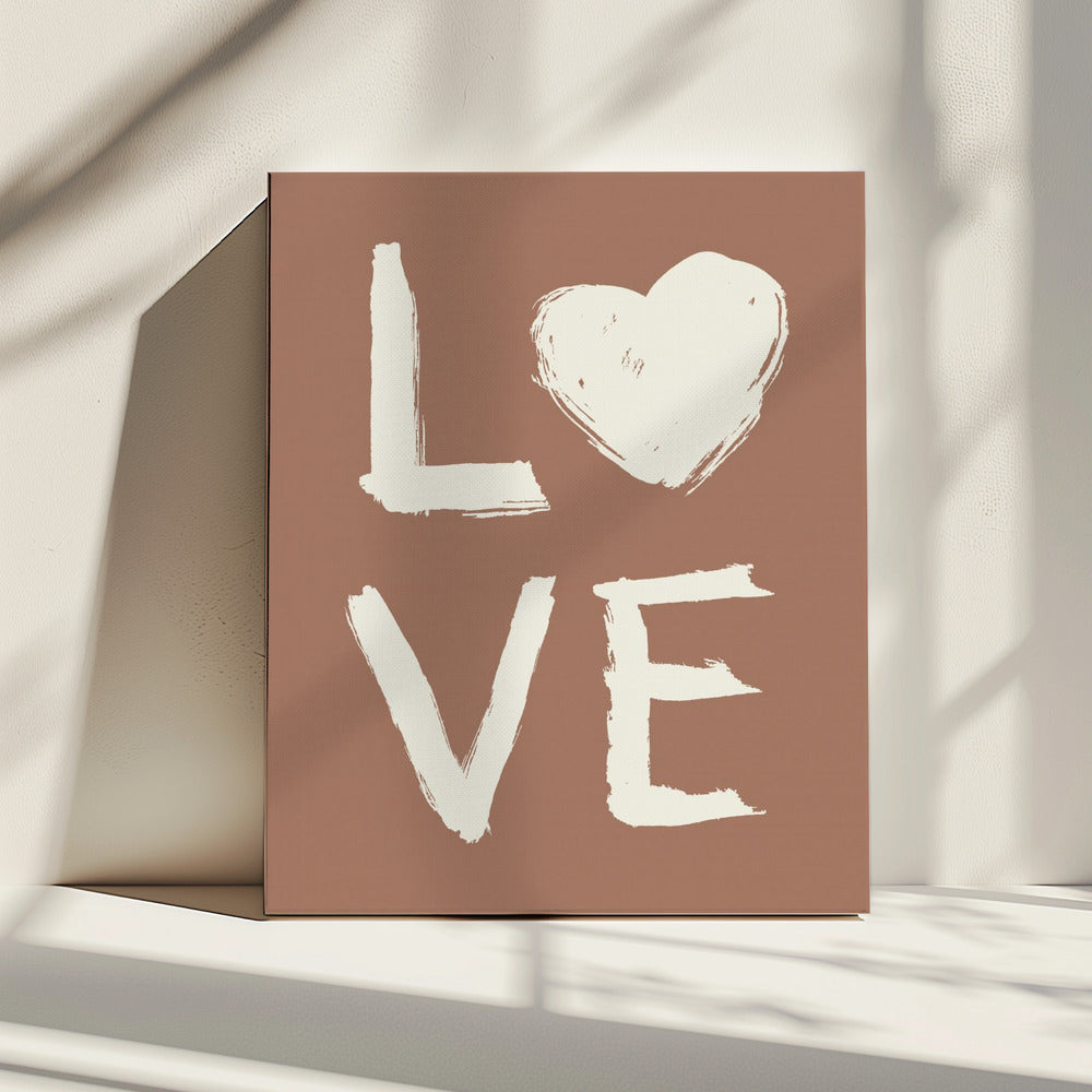 Toothy Love Mokka-Mousse 1 | Leinwand