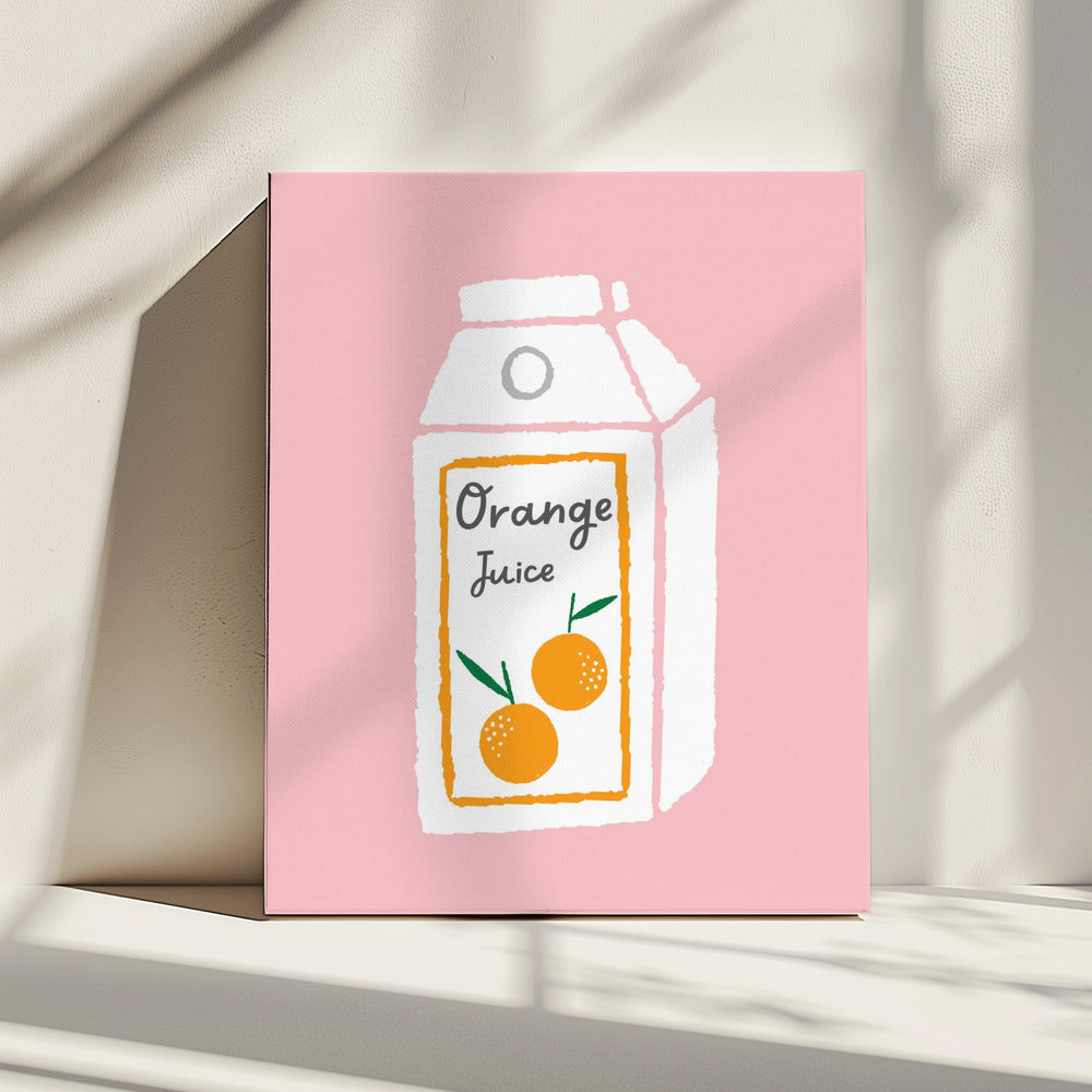 Orangensaft | Leinwand