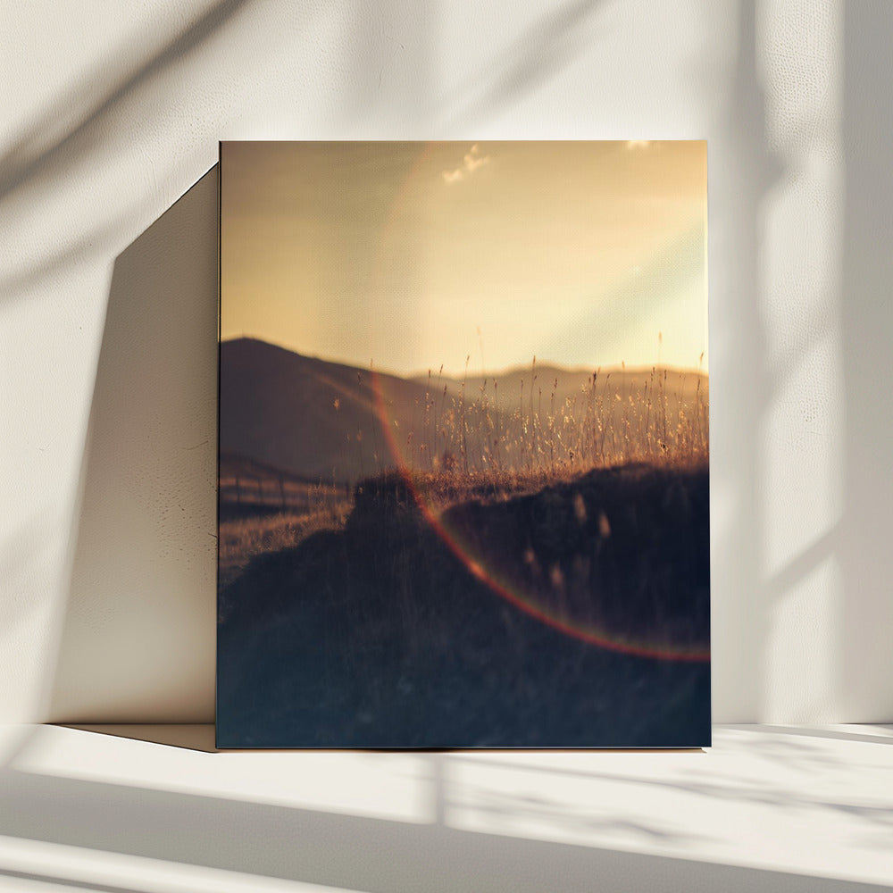 Golden Horizon Glow | Leinwand