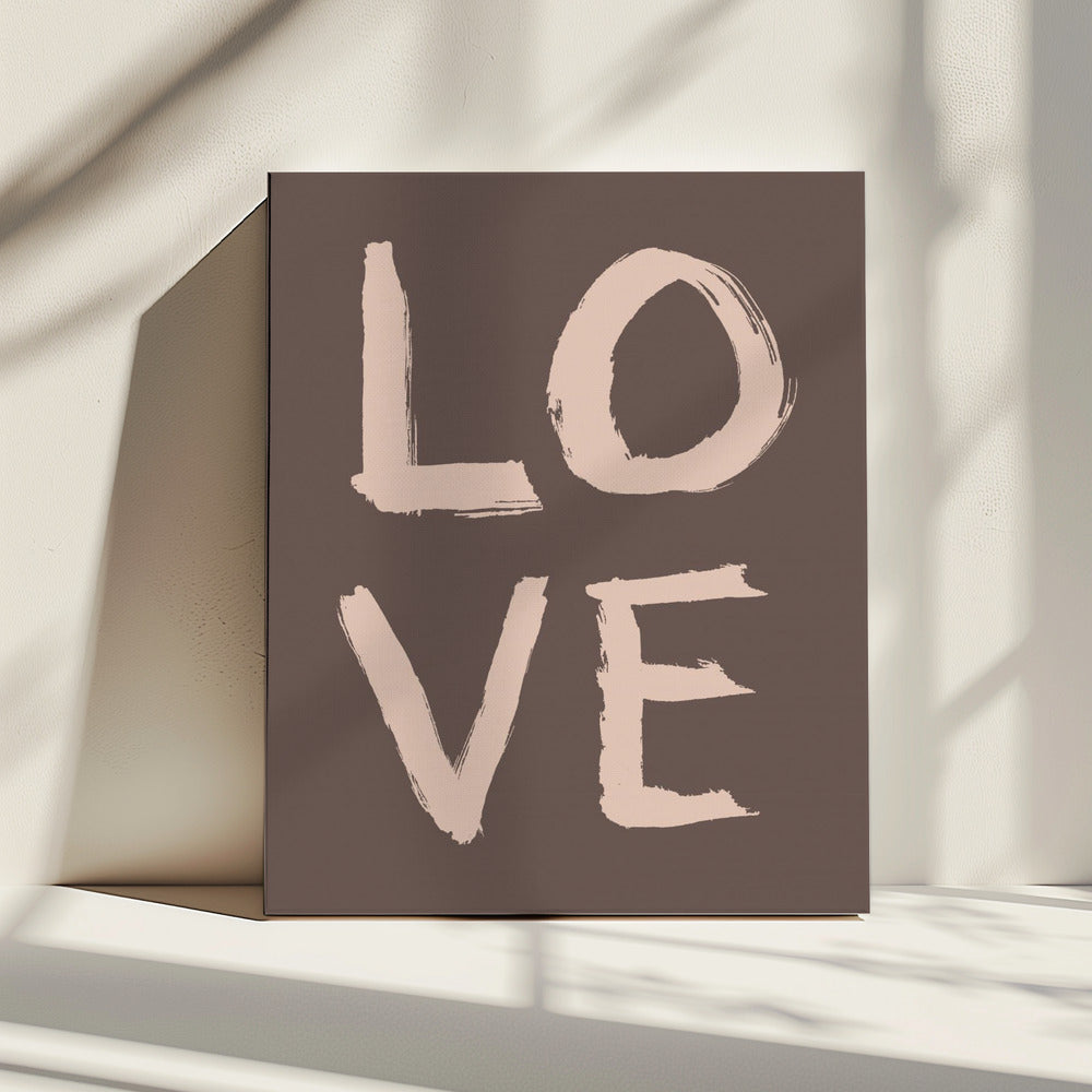 Toothy Love Kaffeequarz 1 | Leinwand
